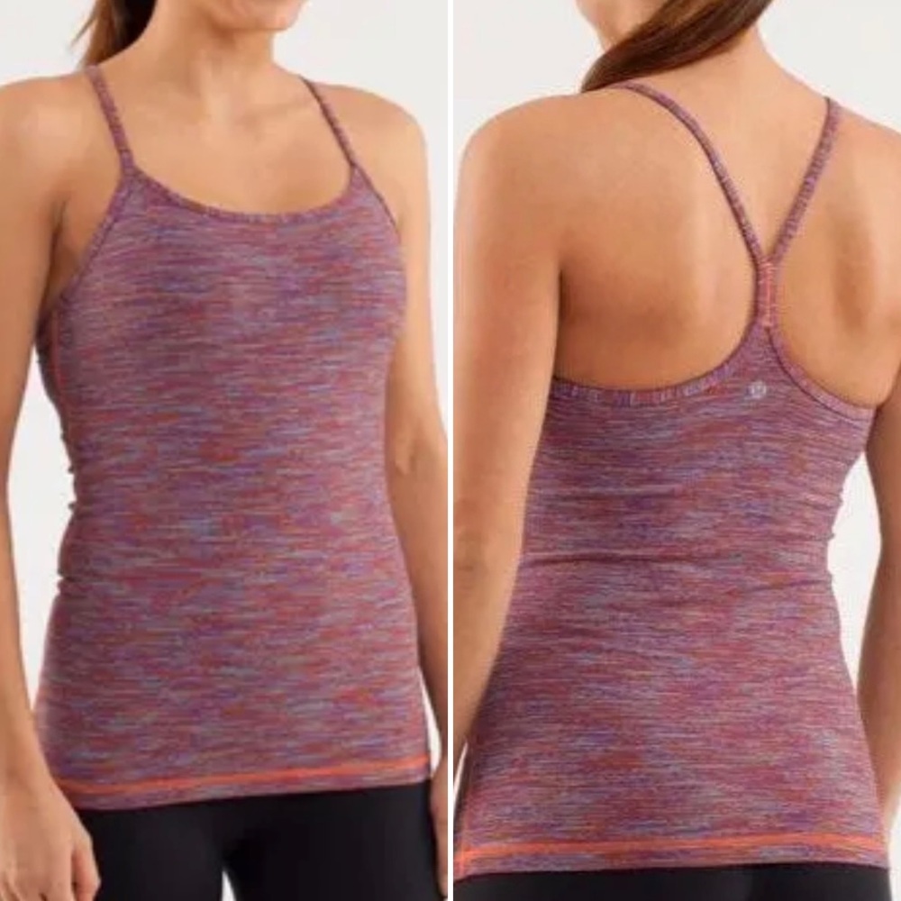 Lululemon Wee Are From Space Black March Multi Power Y Tank 4